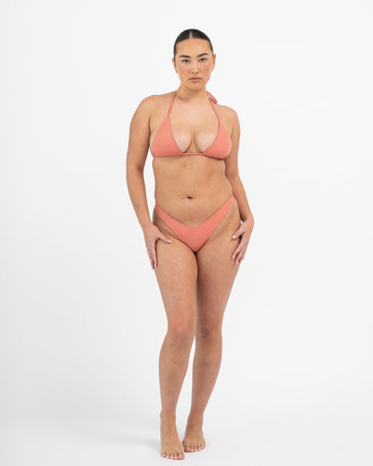 Byron Triangle Top - Coral
