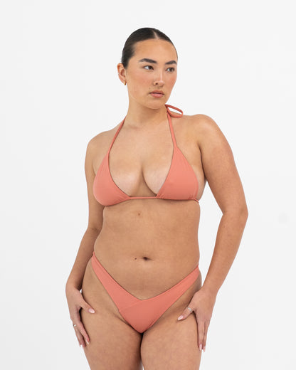 Byron Triangle Top - Coral