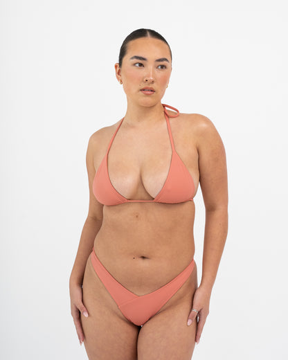 Byron Triangle Top - Coral