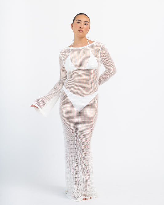 Rhodes Maxi Dress - White